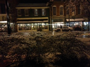 White Hart after the snow storm on January 17, 2013.
